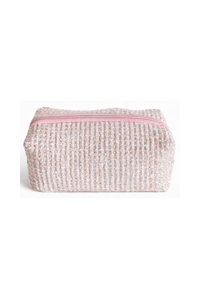 Maykis حقيبة مكياج من القماش المنسوج