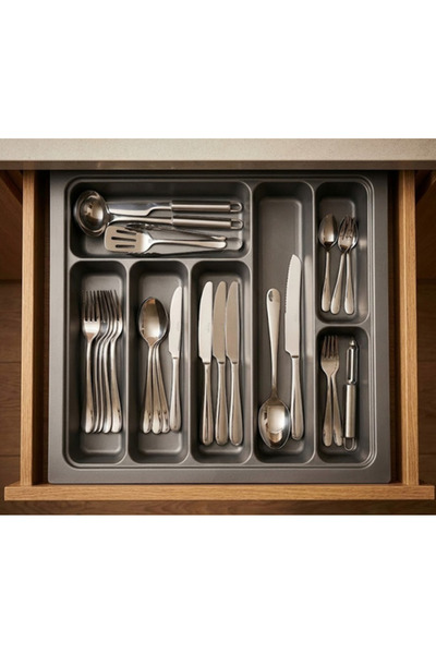 almital mobilya aksesuarları furniture accessories 36x36 Çekmece İçi Antrasit...