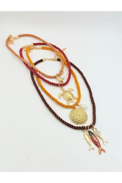 Miruva Zra Model Fish Combination Necklace
