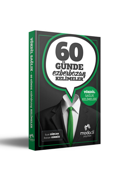 Modadil Yayınları Modadil 60 Günde Ezberbozan YökDİL Sağlık Kelimeleri
