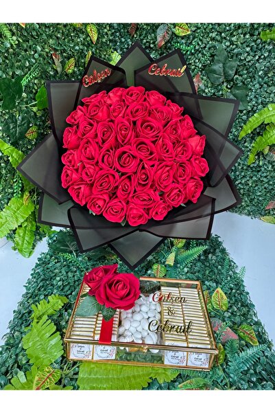 Femiksy Kız Isteme Çikolatası Isteme Çiçeği Söz, Nişan Makası Hediyeli