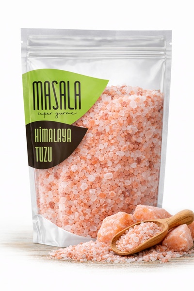 Super Gurme Masala Pembe Himalaya Tuzu 2 kg- Tane Kristal Kaya Tuzu (Pink Him...