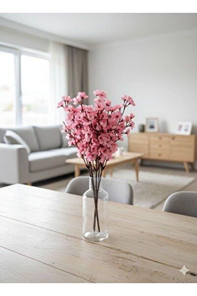 YASİMA 1 Piece Pink Almond Flower Special Home Decoration