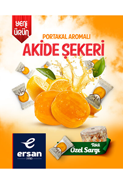 Ersan Acetate Colored Orange Flavored Akide Sugar - 500g