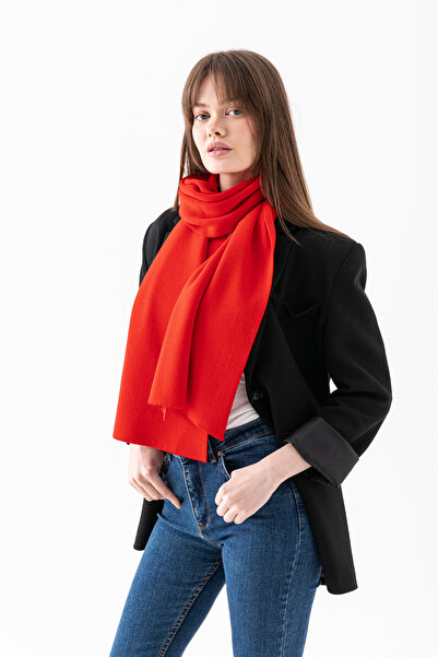 VEGA MODA Unisex Plain Knit Scarf, Knit Scarf, Soft Textured Scarf, Men's and...