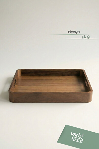 Varbifırsat Acacia Presentation Tray 39 cm X 27 cm