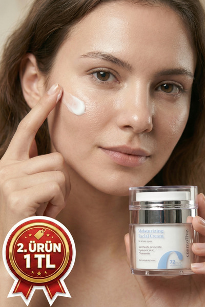 Cosmolive Yüz Kremi | Saccharide Isomerate & Hyaluronik Asit | Uzun Süreli Ne...