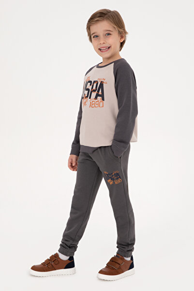 U.S. Polo Assn. Erkek Çocuk Gri Eşofman Altı 50316602-VR024