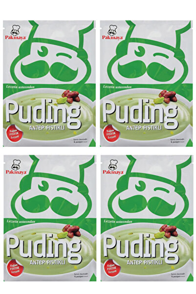 Pakmaya Antep Fıstıklı Puding 90 gr x 4 Adet