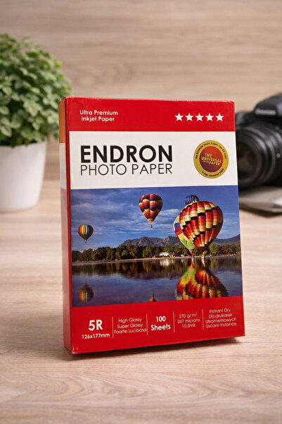 PRİNT Epson Uyumlu L3251 Fotoğraf Kağıdı Premium Parlak 260 Gr 10x15 50 Yaprak