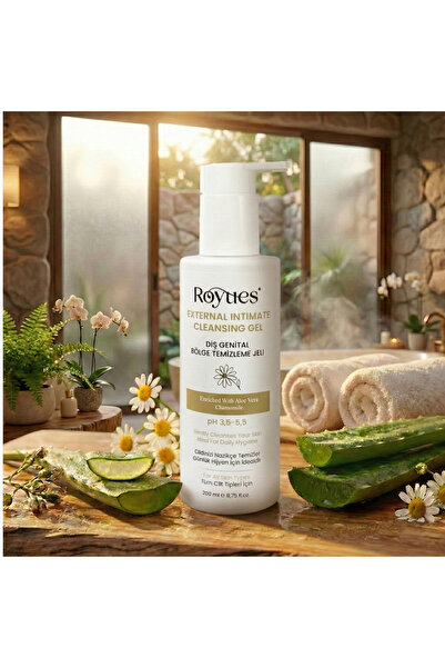 Royues Intim Bakım Yıkama Jeli | Genital Bölge İçin Beyazlatıcı, Koku & 200 ml