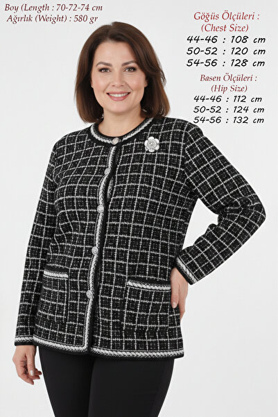 Laden Women's Steel Knit Mercerized Knitwear Plus Size Classic Anti-Pilling T...