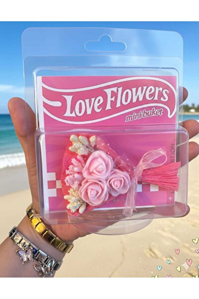 HKN AVM ACCESSORİES Mini Buket Çiçek Love Flowers Hot Flowers 14 Şubat Sevgil...