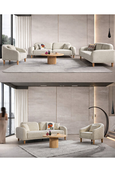 AKKA SOFA İNEGÖL Bohem Koltuk Takımı %100 Gürgen