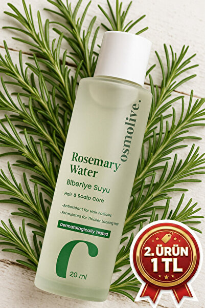 Cosmolive Biberiye Suyu Saç Toniği | Hızlı Uzama | Cam Şişe | & Bakım Yağı Fo...