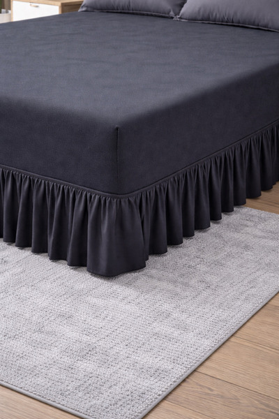 Zarif Home Baza Ruffled Bed Sheet Set (Double)160/200 cm