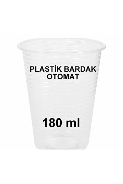 OTOMAT 180 cc Plastik Pet Bardak, Bardağı - Şeffaf - 3 x 100 Toplam 300 Adet ...