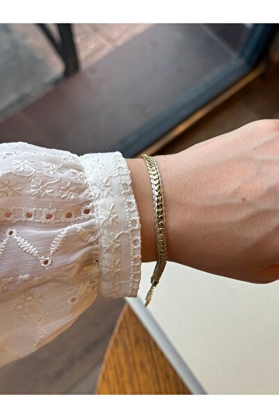 HOUSEKİ Cm Luxury Model Unisex Combination Crushed Bracelet