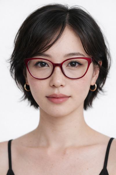 Houseofeyeris Rubyra Bordo Frame Popular Blue Light Protection Blue Block Tra...