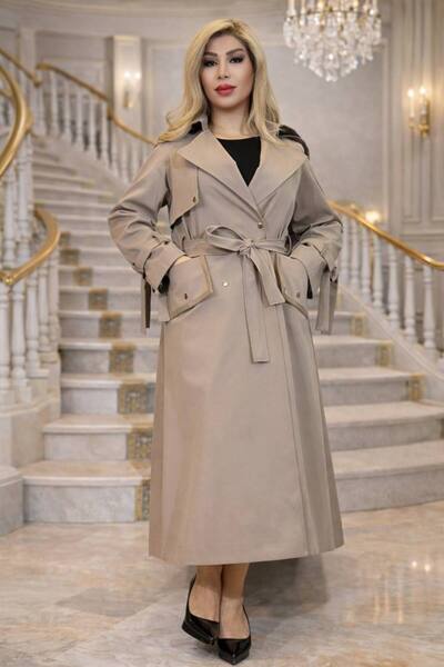 Yeşilmoda yağmurluk mont cardigan su geçirmez Rüzgar geçirmez kaban giyim tre...