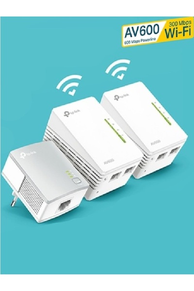 TP-LINK ccs-xb3 WPA4220T 300Mbps AV600 Powerline Evrensel Wi-Fi Menzil Genişl...