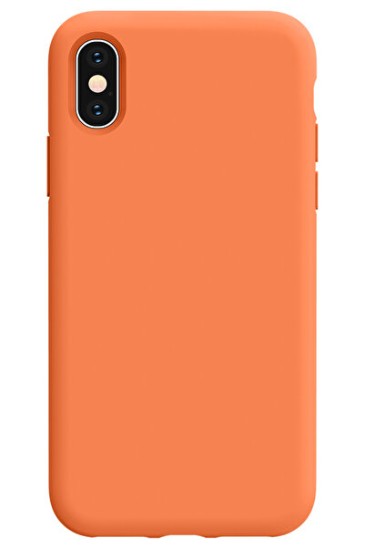 Marselit iphone X ve Xs Uyumlu Premium Lansman Liquid Silikon Kılıf İçi Kadif...