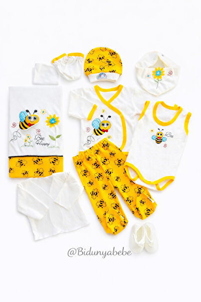 CONCON Arılı 10 lu yenidoğan hastane çıkışı bebek takım