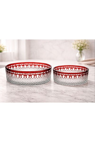 Kristal Market Handcrafted Cut Crystal Royal Pattern Luxury Fruit Bowl Presen...