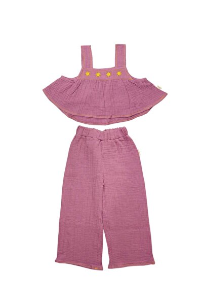 Miela Kids Set de cultură de muselină - fucsia
