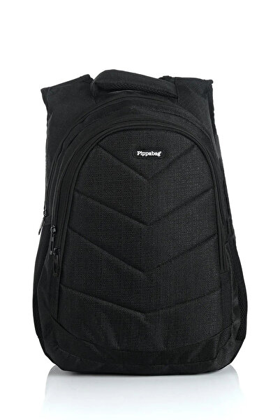 ÇÇS Μαύρο αδιάβροχο σχολικό σακίδιο πλάτης - Γυμνάσιο-Γυμνάσιο