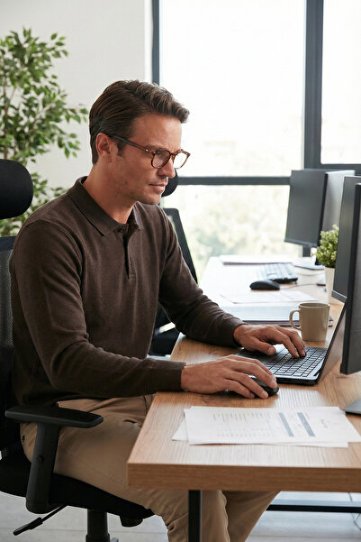 Buratti Светр з регулярним кроєм та коміром-поло з додаванням бавовни для чол...