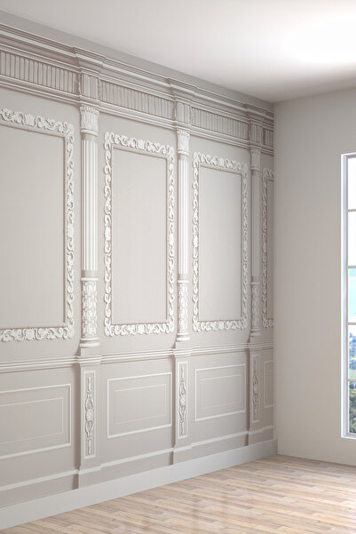 dreamwall Çerçeve Desenli Isı Ve Ses Yalıtımlı Sağlıklı Tekstil Duvar Kağıdı