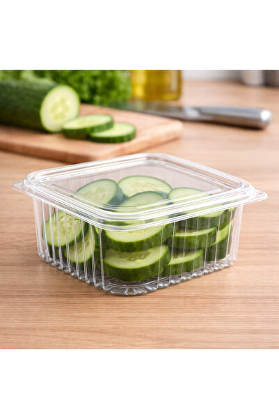 Ambalaj Evi وعاء بلاستيك مانع للتسرب 250 جرام 10 قطع