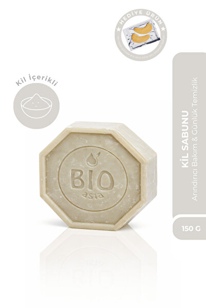 Bio Asia صابون الطين – صابون موازن للزيوت لشد وتنقية المسام 150 جرام