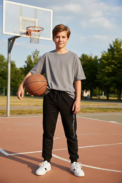 Fulla Moda Pantaloni de sport pentru băieți Yaz cu imprimeu