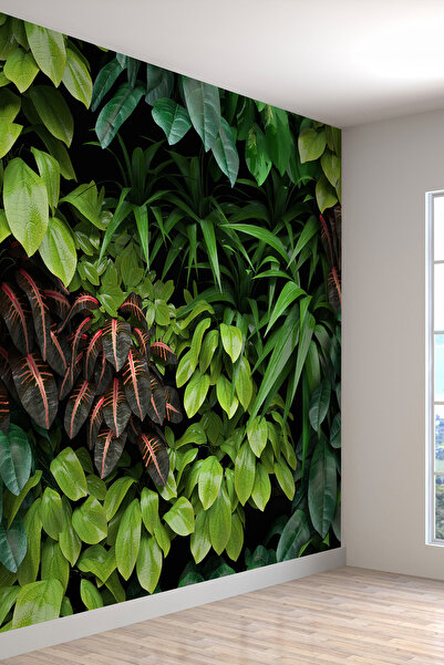 dreamwall Bahçe Bitkisi Desenli Silinebilir Sağlık Dostu Tekstil Duvar Kağıdı