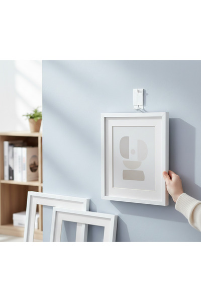 IKEA Japon Yapıştırıcısı Alfta 2 Adet Çerçeve Asmak Için Yapışkan Duvar Kanca...