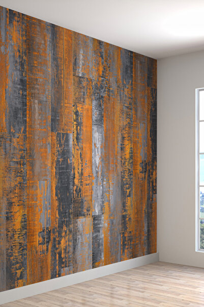 dreamwall Eskitme Ahşap Desenli Isı Ve Ses Yalıtımlı Sağlıklı Tekstil Duvar K...