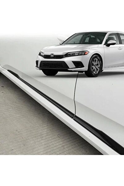 Genel Markalar Honda Civic Fe1 Uyumlu Yan Kapı Çıtası Piano Black 2022-