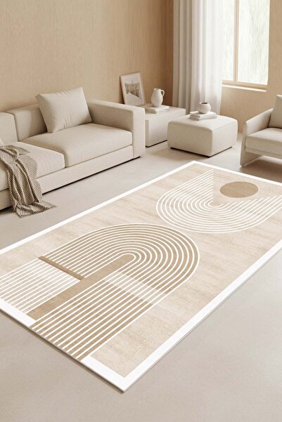 West Home Bohem Yıkanabilir Kaymaz Taban Leke Tutmaz Salon Halısı Mutfak Halı...