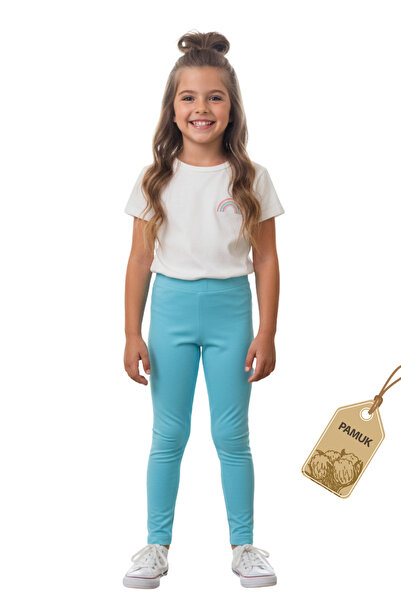 TWOO KİDS Colanți pentru fete - de tranziție de vară, confortabili, din bumba...