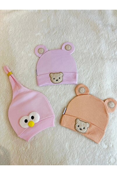 anne dokunuşu gibi KUZUM BEBE 3’lü Fitilli Ayıcıklı Kız Erkek Bebek Çocuk Pen...