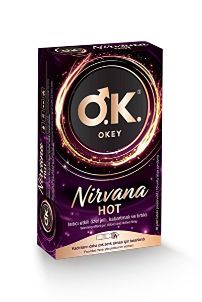 Okey Nirvana Hot 10 Adet Prezervatif