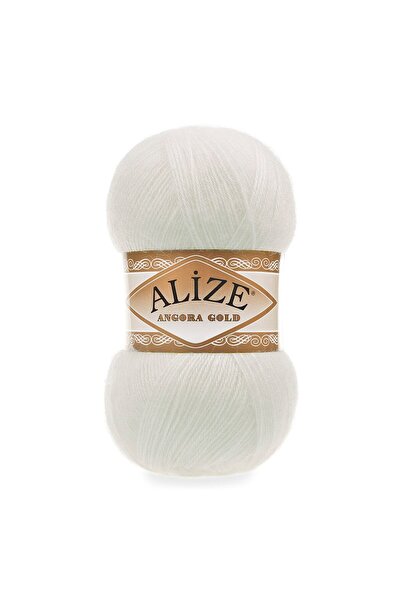Alize Angora Gold 62 Cremă deschisă 100 Gr. Ață de tricotat 20% Lână - 80% Ac...