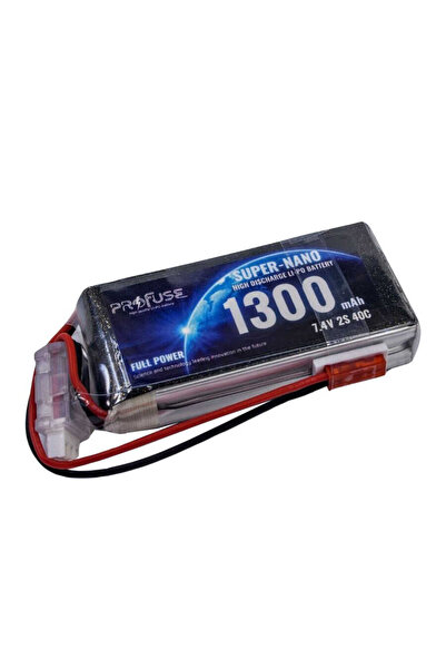 Profuse 7.4 V 2S Lipo Batarya-Pil 1350 mAh 25C