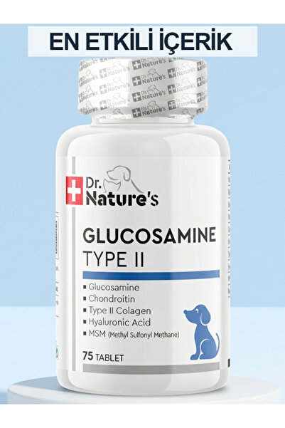 Dr. Nature's Köpekler İçin Glukozamin Tablet Eklem ve Kıkırdak Desteği, Harek...