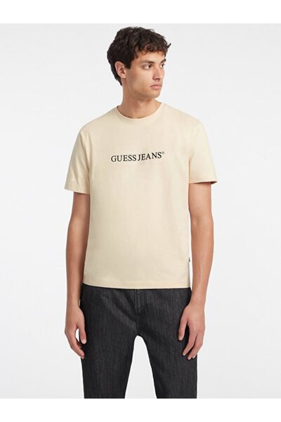 Guess Jeans Ανδρικό μπλουζάκι με κανονική εφαρμογή τζιν