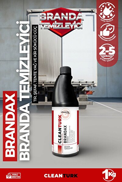 CleanTurk Brandax Branda Temizleyici | Yağ, Kurum Ve Zorlu Kirleri Kolayca Çö...