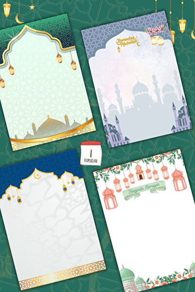 pnkycrco A6 Hayırlı Ramazanlar Ramazan Bayramı Notepad Bloknot Defter To do L...