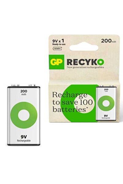 Genel Markalar GP Recyko 9 V 200 mAh Şarjlı Pil
